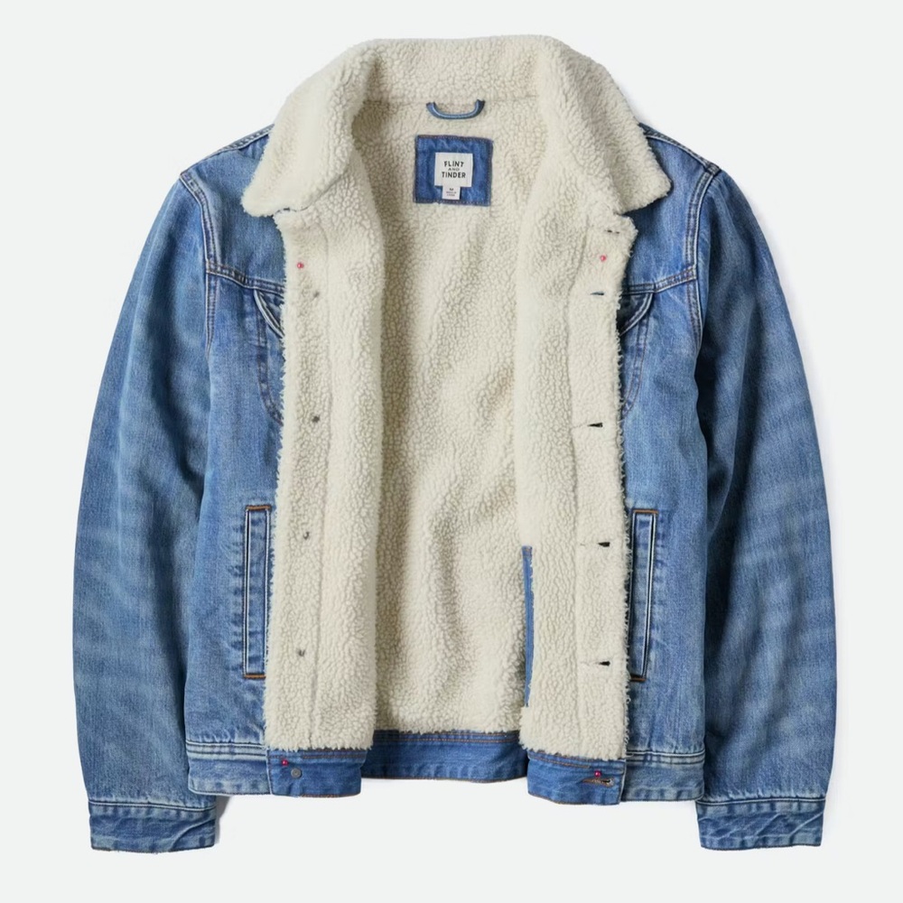 Denim Trucker Jacket- NWT - Picture 5 of 7